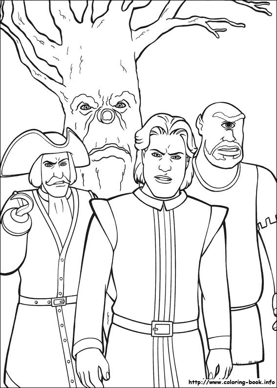 Shrek the Third coloring picture